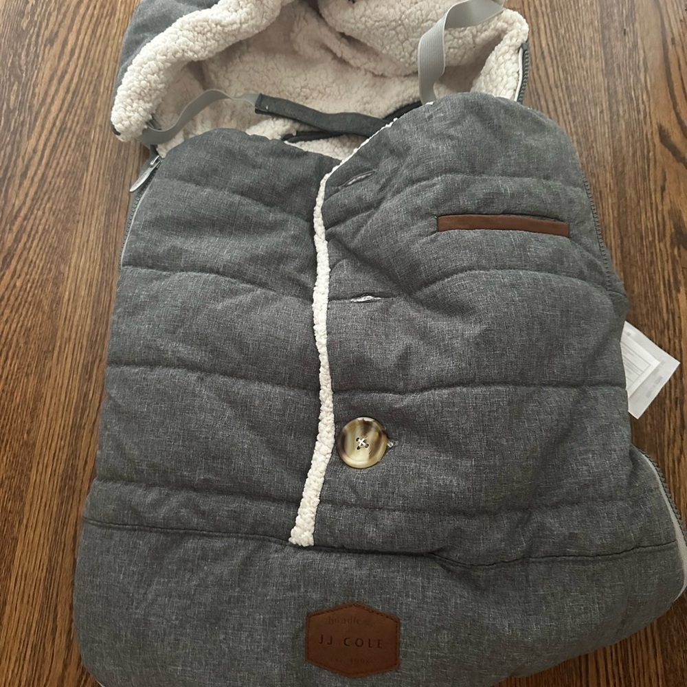JJ Cole Charcoal Car Seat Cover